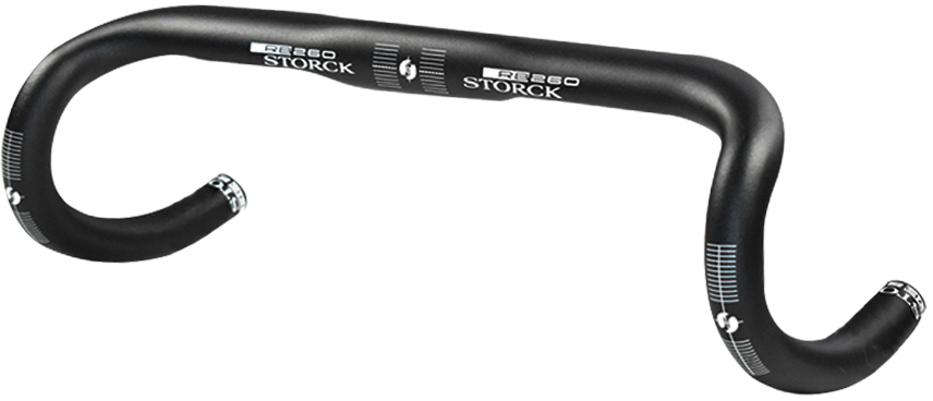 STORCK RR Lenker Alu RB260 380mm white decals STORCK RR Lenker Alu RB260 380mm white decals