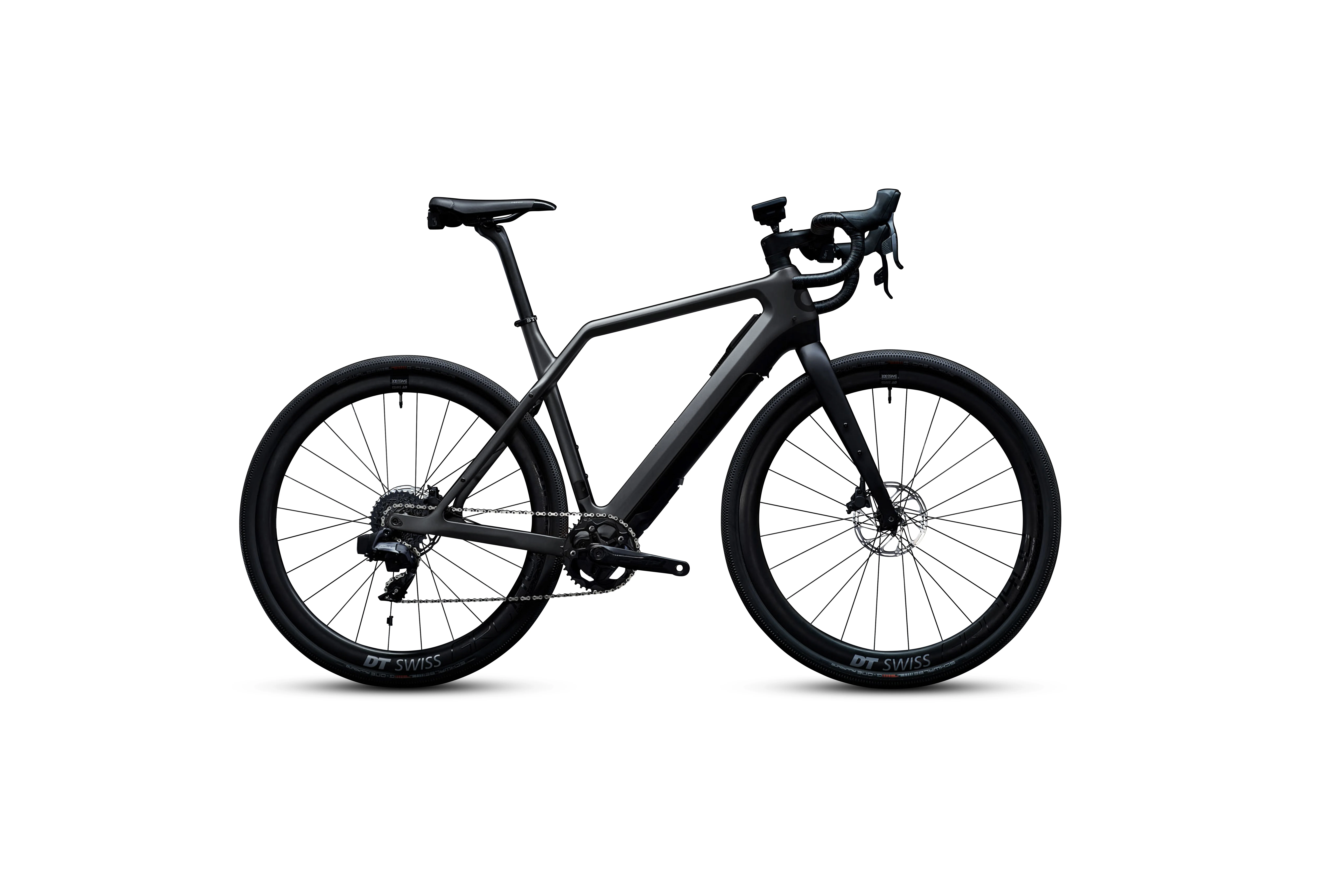 Graues Cyklaer Gravel Bike Seitenansicht